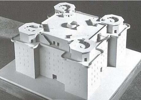 德国威廉堡战斗塔模型