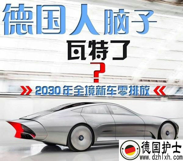2030年全境新车零排放?德国人脑子瓦特了